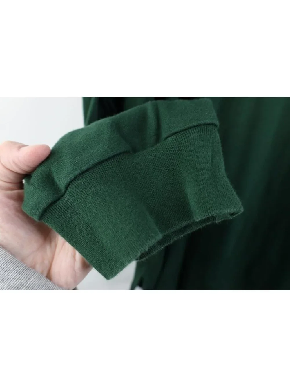 Vintage 90s Ralph Lauren Mens XL Soft Cotton Knit Long Sleeve Rugby Polo Green